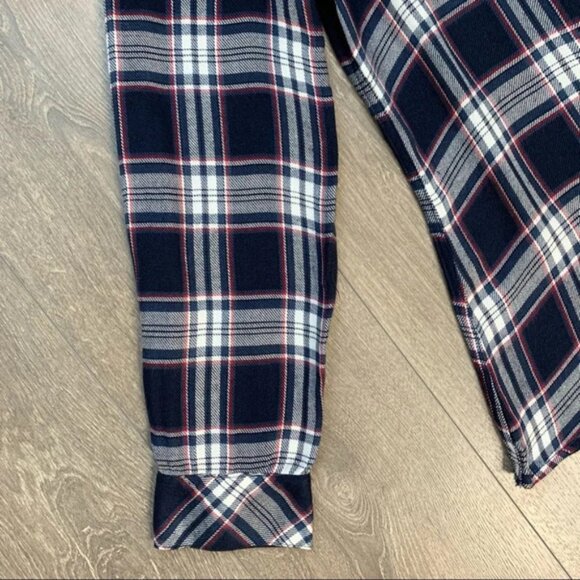 Anthropologie Women's Button Down Shirt Ash and Ember Plaid Flannel Size XS - Picture 8 of 15